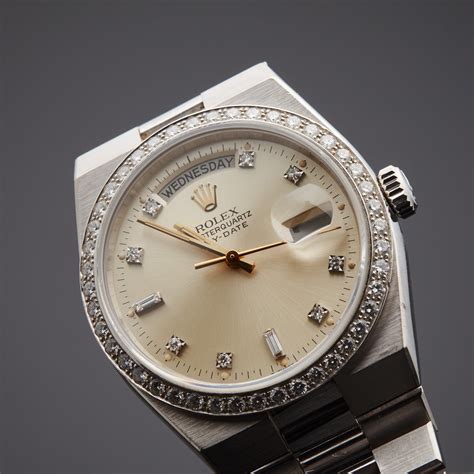 pre owned rolex oysterquartz day-date